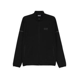 EA7 Emporio Armani Full-Zip Track Jacket Men BLACK Sweaters & Cardigans